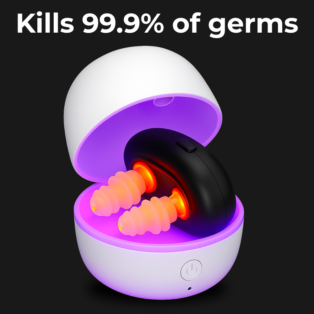 NovaFlow with UV sterilizer and 6 extra silicone sleeves: Your essentials for clean sessions every time.