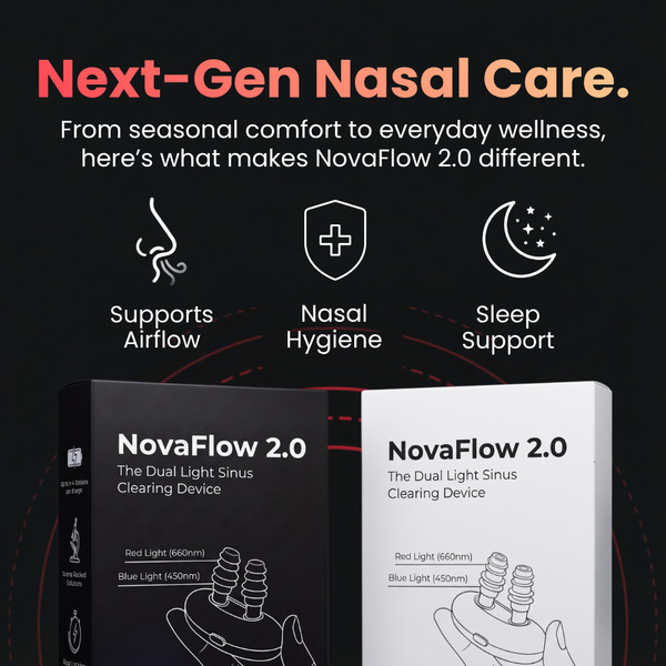 NovaFlow 2.0: Dual Light Sinus Clearing Device