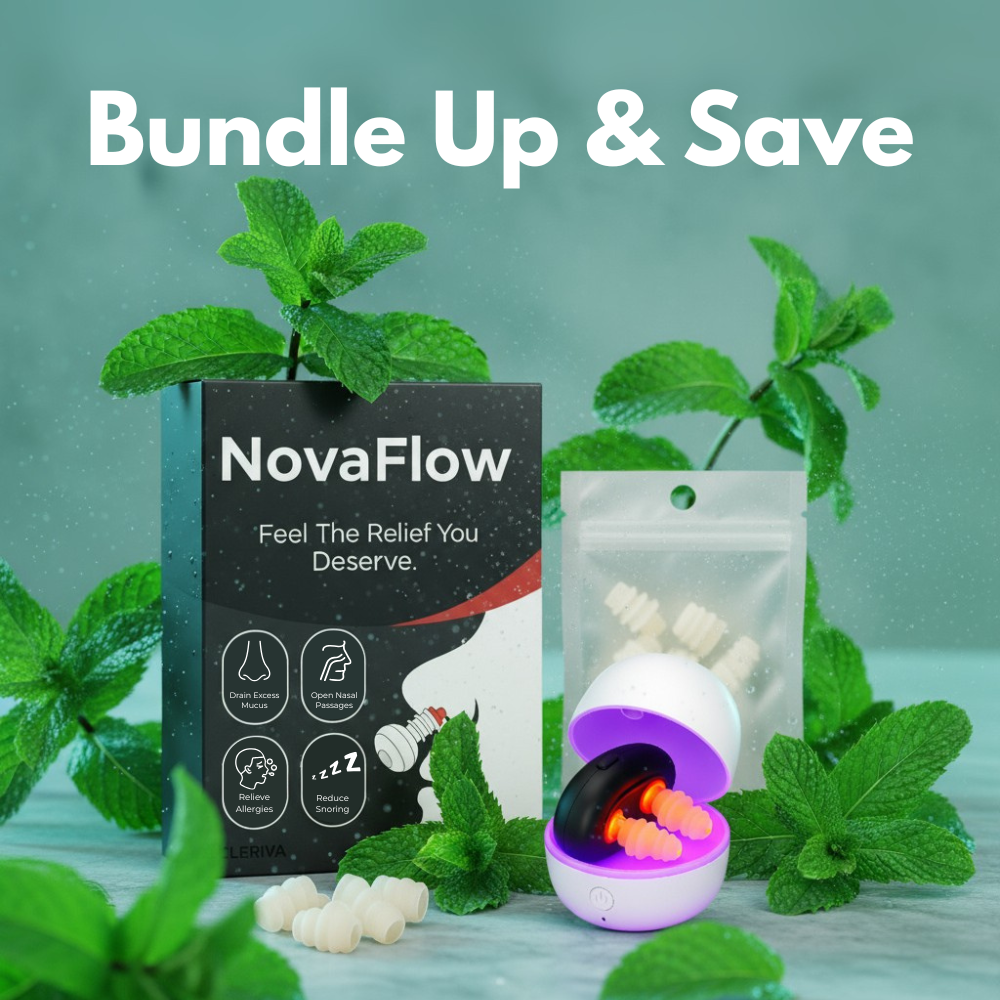 NovaFlow with UV sterilizer and 6 extra silicone sleeves: Your hygiene essentials for clean, consistent sessions.