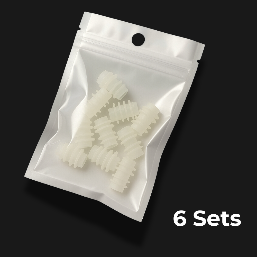 NovaFlow with UV sterilizer and 6 extra silicone sleeves: Your essentials for clean sessions every time.