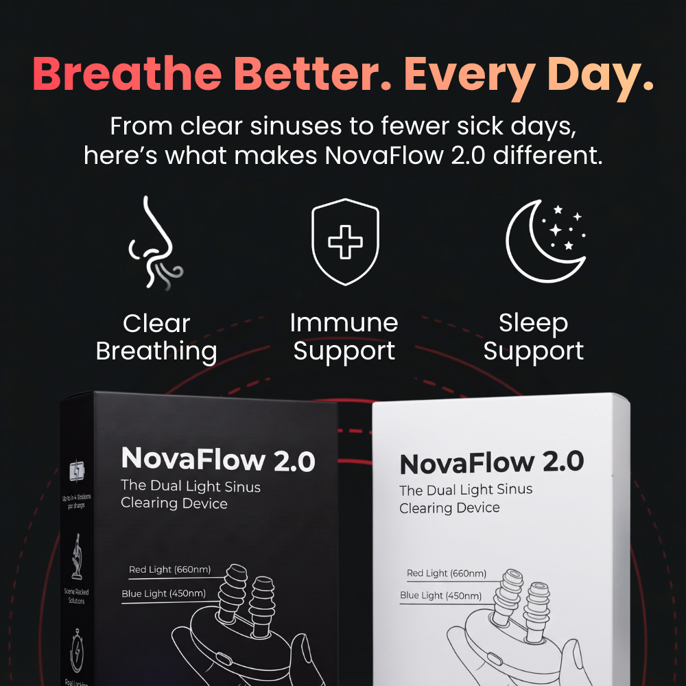 NovaFlow 2.0: Dual Light Sinus Clearing Device