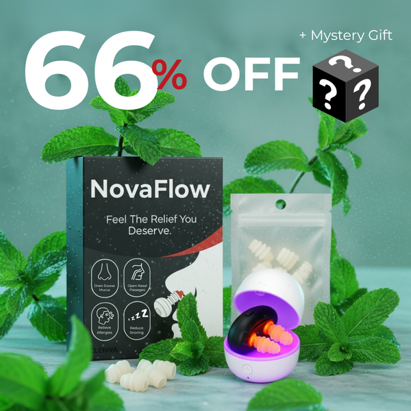 NovaFlow with UV sterilizer and 6 extra silicone sleeves: Your essentials for clean sessions every time.