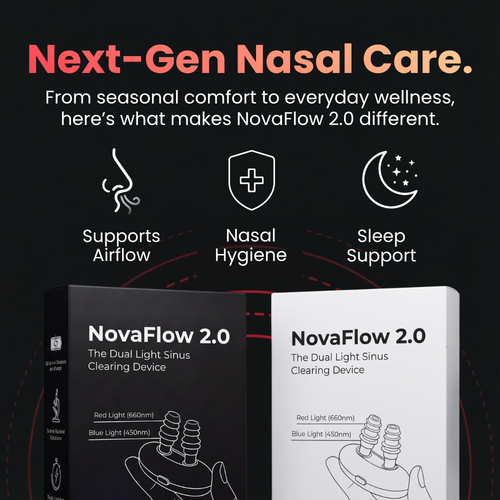 NovaFlow 2.0: Dual Light Sinus Clearing Device