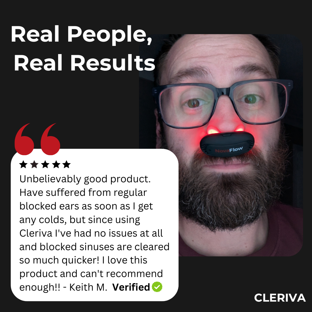 NovaFlow + NovaBuds: Complete relief kit for nasal congestion and inner ear allergy symptoms